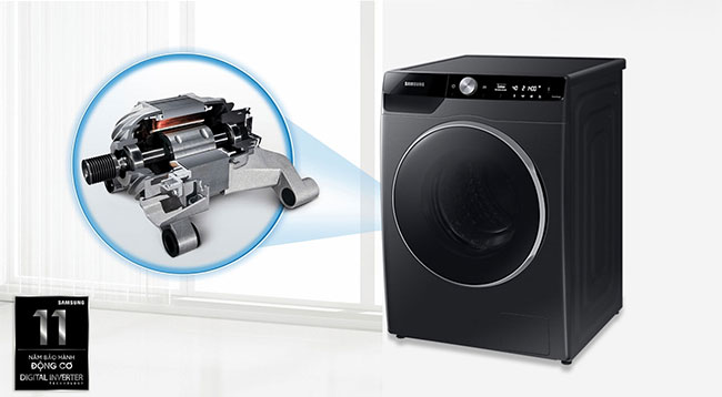 Máy giặt Samsung Inverter 10 kg WW10TP44DSB/SV - Động cơ Digital Inverter tiết kiệm điện